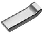 BLUM 70.1663 cache d'équerre, semi-encastré, inséré, sans logo