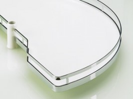 HETTICH 9080035 1 étagere tournante 2-rings Arena Style 750 mm