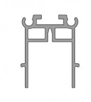 TERNO guidage supérieur 2300/A elox 2,5m