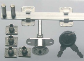 SISO 1018 serrure centrale 600/4 nickel