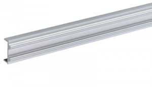 HETTICH 76479 SlideLine 97 guidage inférieur cadre 5000mm alu anodisé