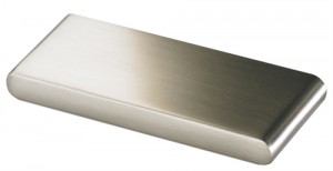 HETTICH 115019 Poignée Fermo 64/74 imitation inox