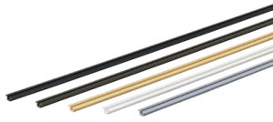 HETTICH 61546 SlideLine 55 guidage supérieur/inférieur 4000mm plastique gris