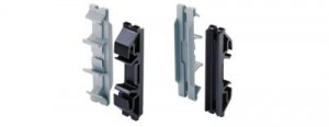 HETTICH 20589 Orga-clip plastique, alu