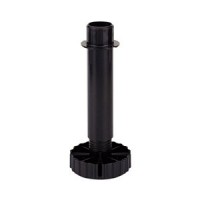 HETTICH 61851 pied Korrekt, 100 mm, noir