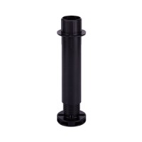 HETTICH 47632 pied de renfort, 190 mm, noir