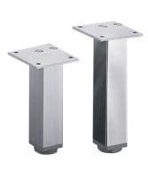 HETTICH 9119446 pied LANO SQ 30x30/100 mm argenté