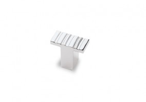 HETTICH 9080852 Bouton OKA 20x20 mm chrome brillant