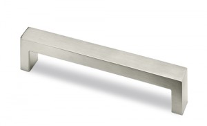 HETTICH 115060 Poignée PONTE L205/192 inox brossé