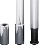 HETTICH 70198 cache-vis pour pieds Femi chrom
