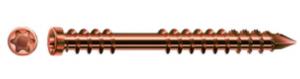SPAX vis a bois 5x50mm terrasse tete cylindre TXS inox A2 C antique