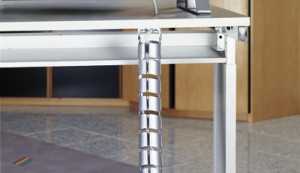 HETTICH 76558 Goulotte pour câbles plastique argenté