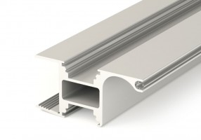 StrongLumio profil Lucera narážecí, 4000mm stříbrná elox + joint