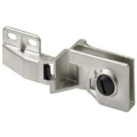 HETTICH 30866 charniere ET 5160 pour porte verre, nickelé mat