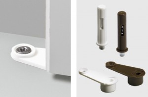 HETTICH 6731 Charniere a goujon blanche