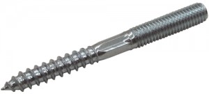 Vis combiné M8x80 zinc blanc
