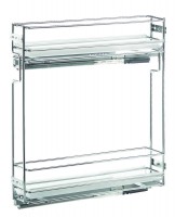 VIBO panier latéral, 150mm, bacs plast, gauche