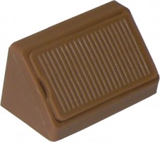 Équerre de liaison plastique double 42mm aulne