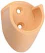 StrongWire support de tringle a vetements, D=25mm, plastique, hetre