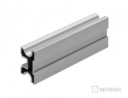 SEVROLL 02376 Master profil de poignée 10mm 2,7m argent