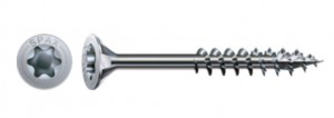 SPAX vis a bois 4x40/23mm tete fraisée TXS W 4C MH filetage partiel