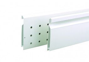 StrongBox côté rehausseur 450mm, double, blanc