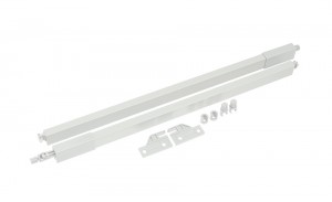StrongMax 16/18 ensemble de rails pour extension tiroir 550mm, blanc