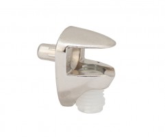 IF Support pour étagere verre Cobra 5-6 mm nickel