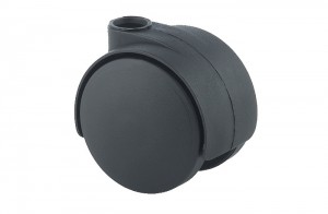 TENTE Roulette pivotante A520POI040L51-8 noir, 40 mm, sans fixation