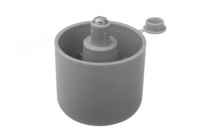 STRONG glissiere avec rectification hauteur 42mm gris