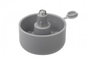 STRONG glissiere avec rectification hauteur 27mm gris