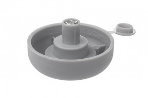 STRONG glissiere avec rectification hauteur 17mm gris