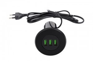 StrongPower chargeur usb, 3x sorties de charge, noir