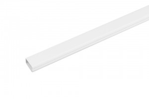 StrongLumio goulotte électrique 12x7mm auto-adhésive, blanc, 2m