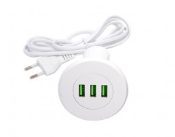 StrongPower chargeur usb, 3x sorties de charge, blanc