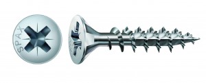 SPAX vis a bois 3,5x16mm tete fraisée PZ W 4C MH