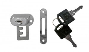 CORDIA Serrure pour porte alu cadre encastrée 1 battant