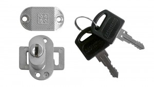 CORDIA Serrure pour cadre alu porte battante 2 vantaux