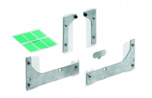 HETTICH 9184566 SlideLine M adaptateurs pour collage