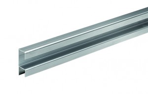 HETTICH 71116 STB 12 guidage inférieur 3000mm argent brut