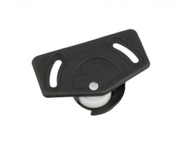 StrongLine quincaillerie pour portes coulissantes chariot bas plastique noir