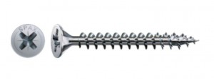 SPAX vis a bois 3,5x15mm tete fraisée PZ W 4C MH
