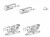TERNO Step ensemble de ferrures pour porte coulissante intérieure 80kg, 1 vantai