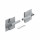 HETTICH 9254630 TopLine L new ensemble amortissement anti-collision, 3 vantaux
