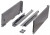 StrongMax 16 249/500mm 40kg, tmavě šedá StrongMax 16 249/500mm 40kg, tmavě šedá