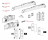 TERNO Diva Fluid ensemble pour porte bois/verre, amortisseur, 30-80kg argent/noi