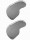 VIBO Fly Moon Galaxy étagere 600mm gris foncé gauche