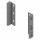 BLUM ZB4K000S Merivobox, supports arriere K, gris clair IG
