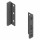 BLUM ZB4K000S Merivobox, supports arriere K, gris foncé OG