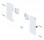 BLUM ZI4.1KS1 Merivobox, fixations frontales tiroir int. K, blanc BLUM ZI4.1KS1 Merivobox, fixations frontales tiroir int. K, blanc